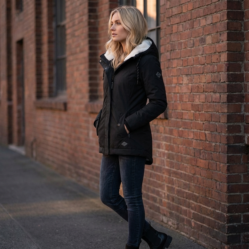 Maggie | Warme softshell winterjas met fleecevoering