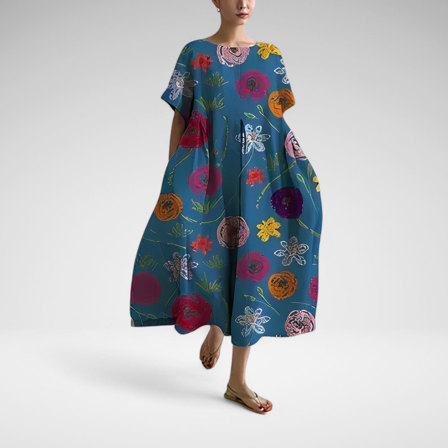 Wattle | Boho Floral Spring Maxi Dress