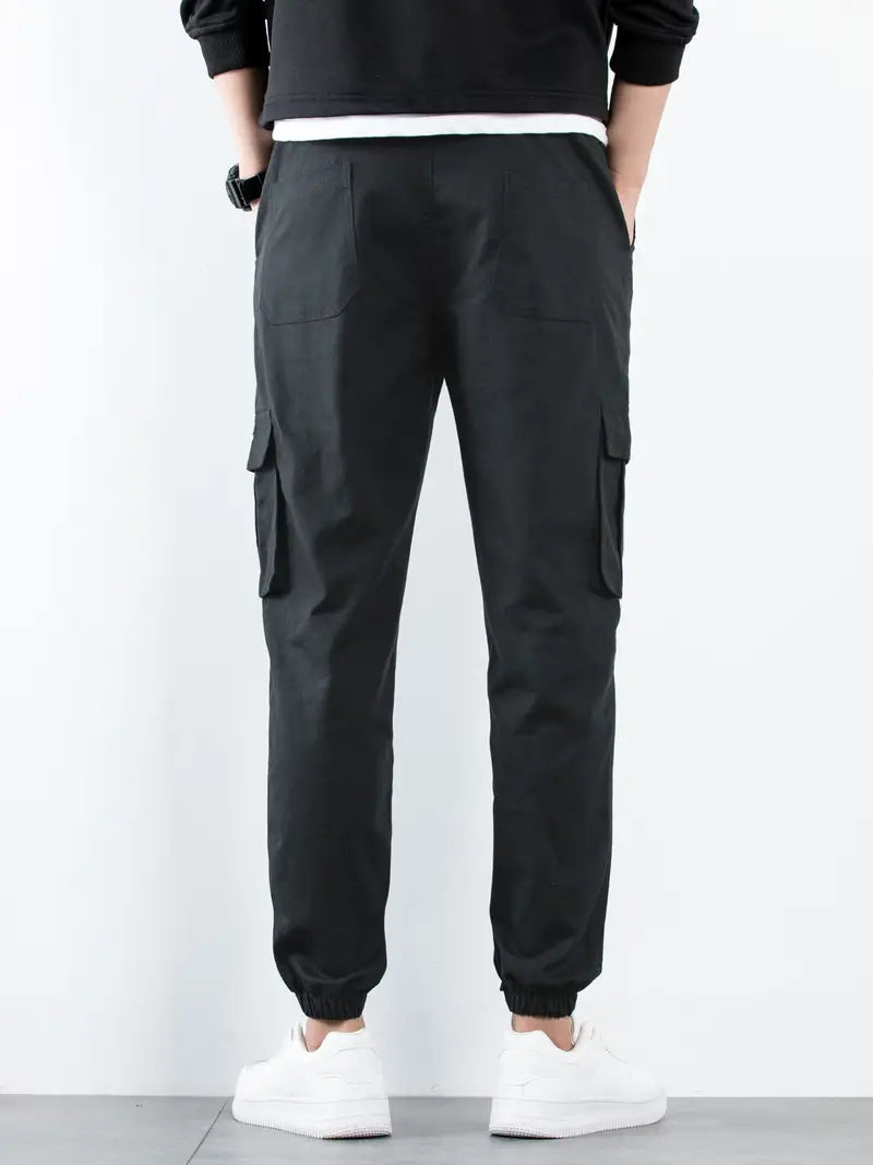 Men's Cargo Joggers | Adjustable Fit with Utility Pockets