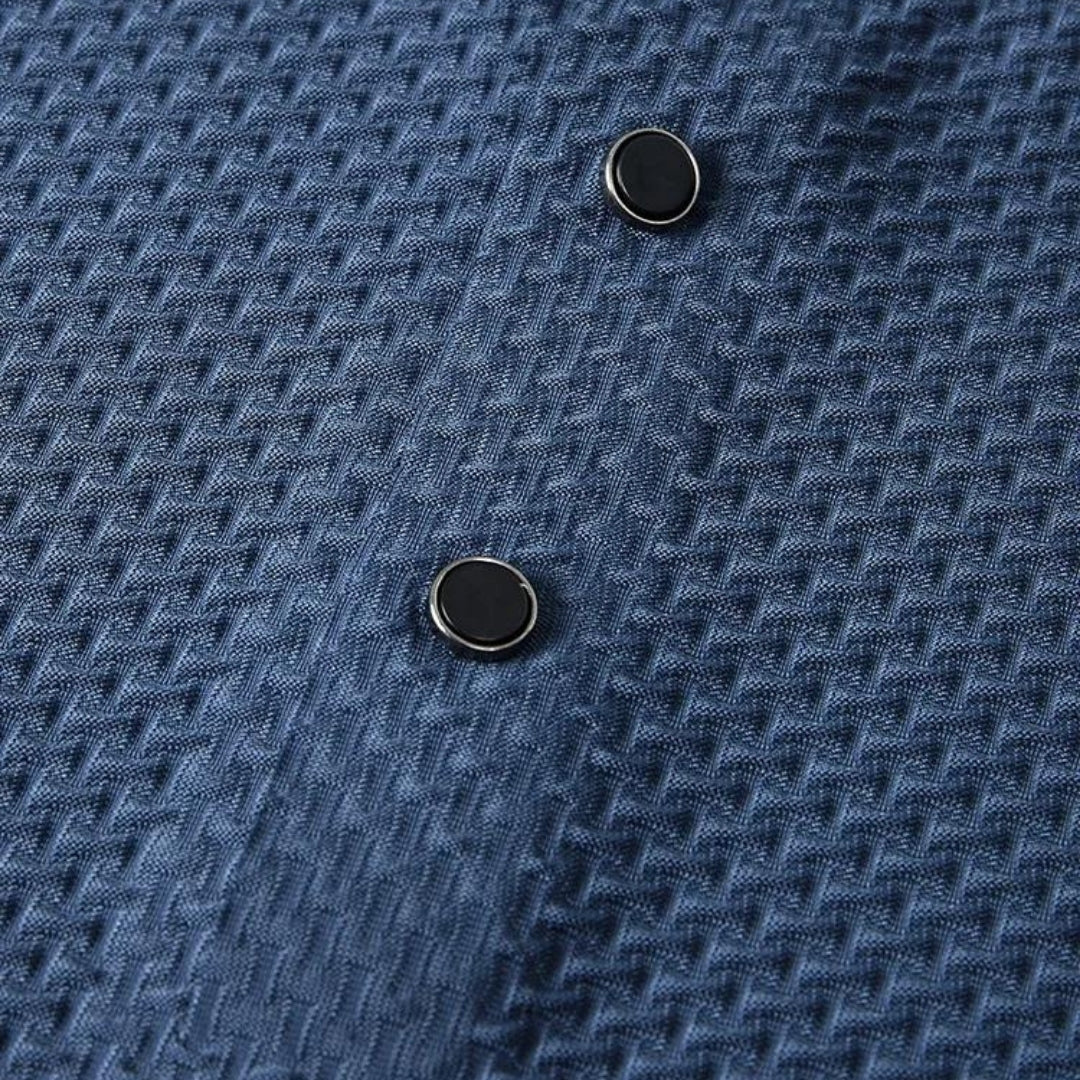 Luxury Textured Polo Shirt | Breathable & Soft