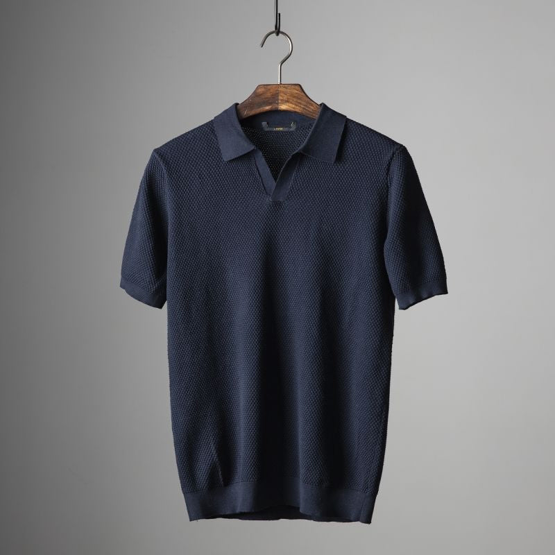 Classic Knitted Polo Shirt | Soft Fabric & Tailored Fit