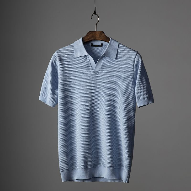 Classic Knitted Polo Shirt | Soft Fabric & Tailored Fit