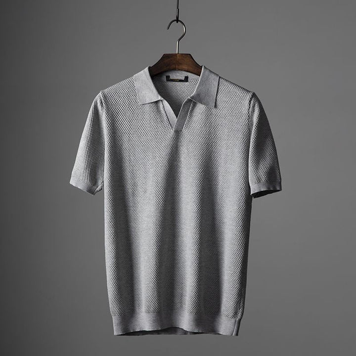 Classic Knitted Polo Shirt | Soft Fabric & Tailored Fit