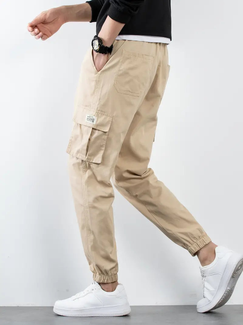 Men's Cargo Joggers | Adjustable Fit with Utility Pockets