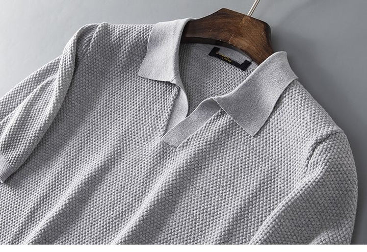 Classic Knitted Polo Shirt | Soft Fabric & Tailored Fit