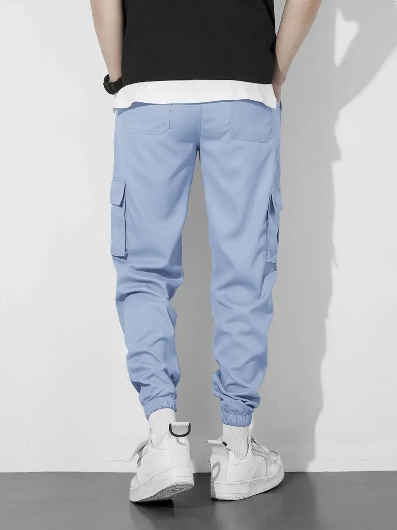 Men's Cargo Joggers | Adjustable Fit with Utility Pockets