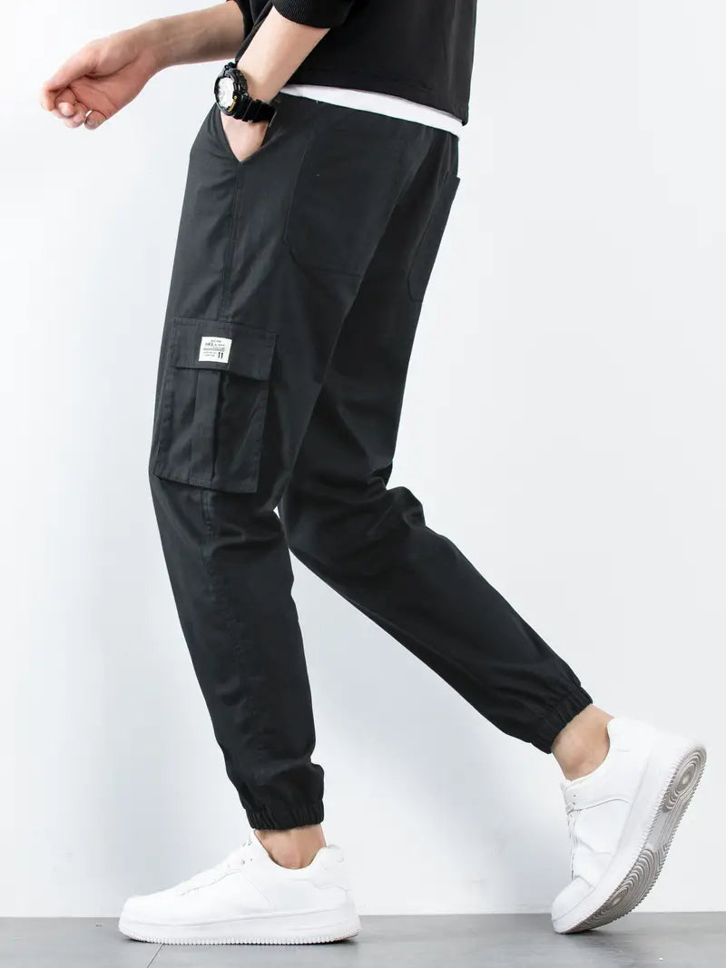 Men's Cargo Joggers | Adjustable Fit with Utility Pockets