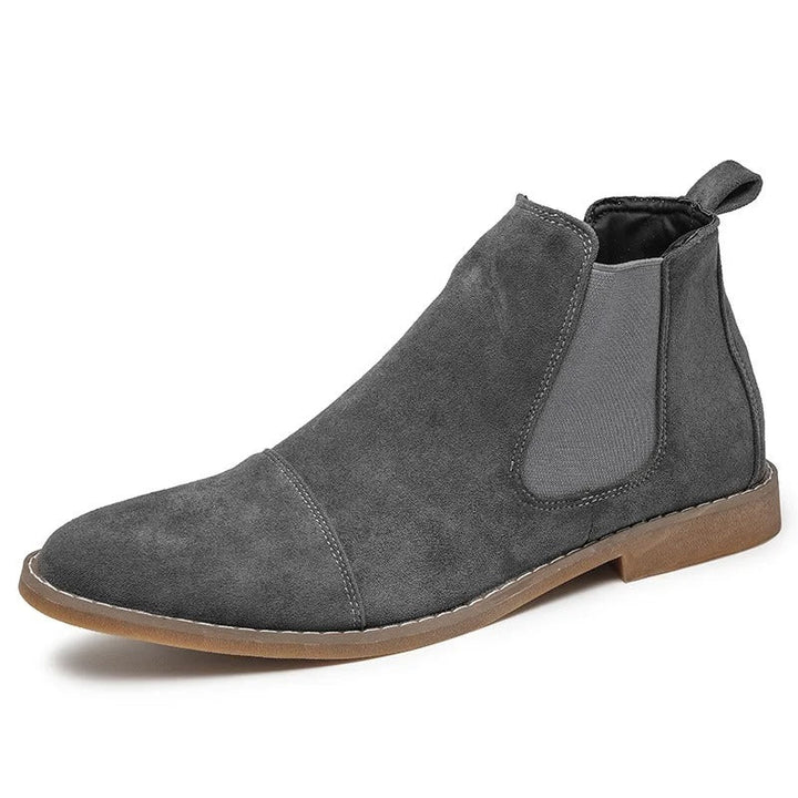 Vegan Suede Chelsea Boots | Non-Slip Sole