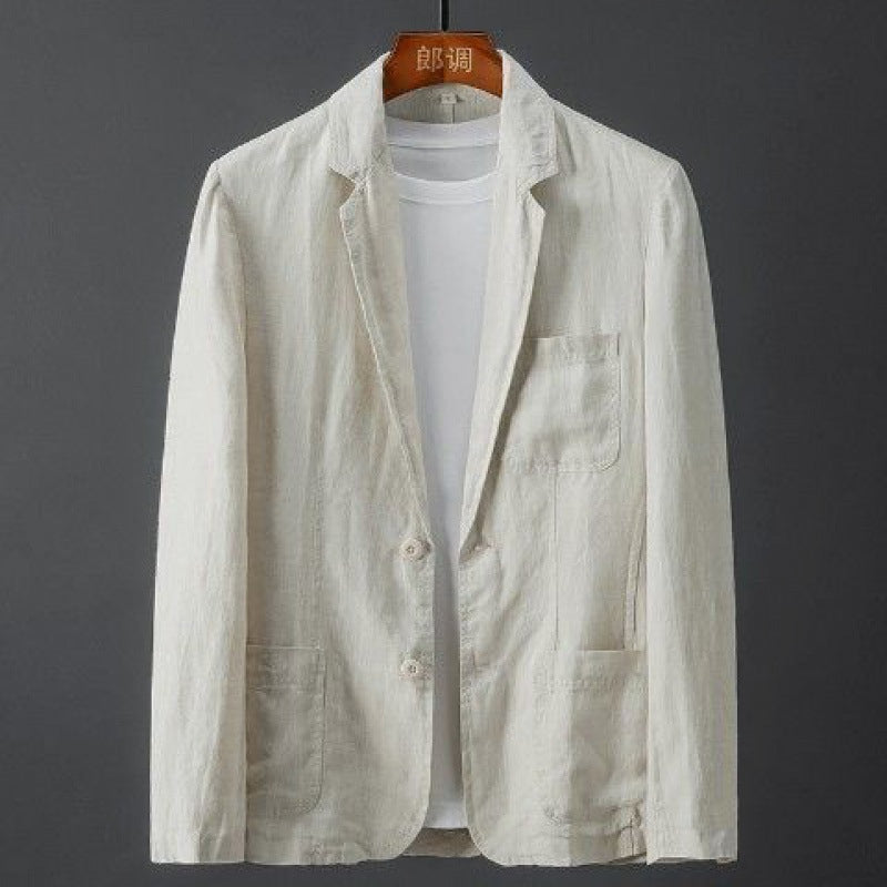 Men's Lightweight Linen Blazer | Tailored Fit & Breathable