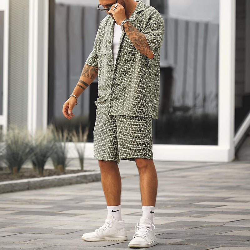 Men's Lightweight Summer Set | Breathable Shirt & Shorts