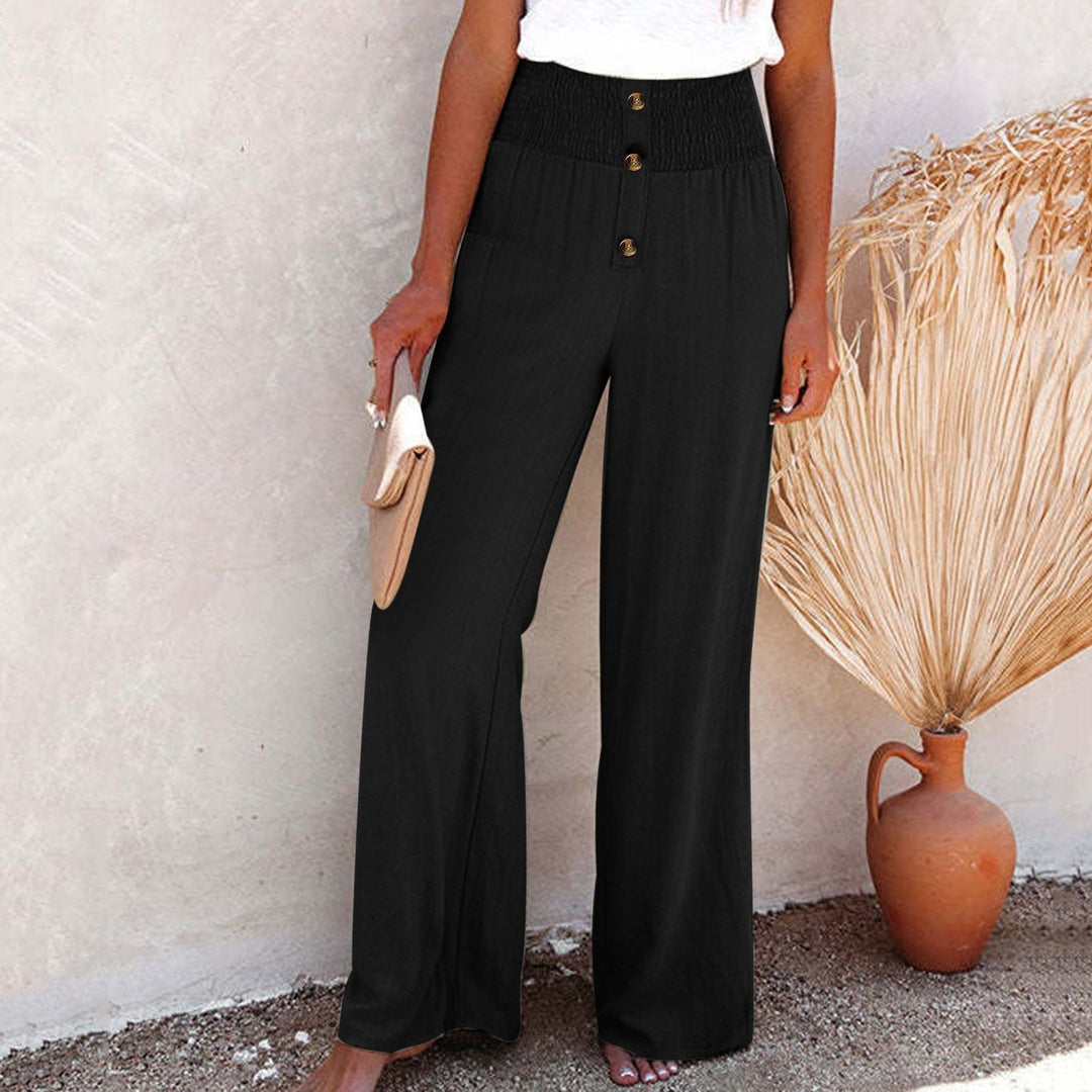 High-Waisted Linen Pants | Breathable & Stylish