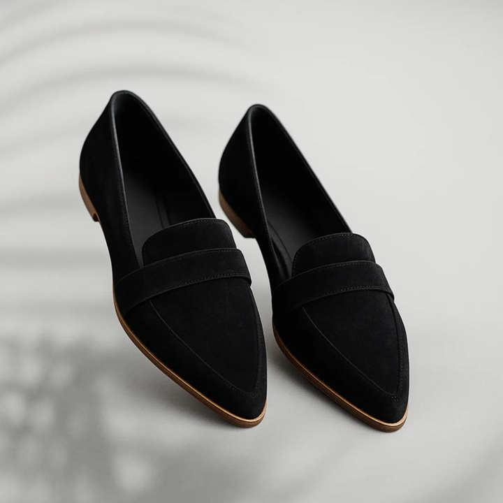 Aurore | Women's Suede Pointed-Toe Slip-On Loafers