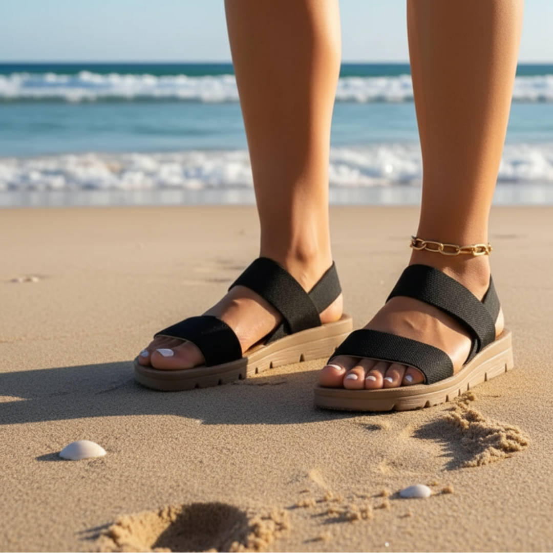 Calla | Women's Arch-Support Double-Strap Flatform Sandals