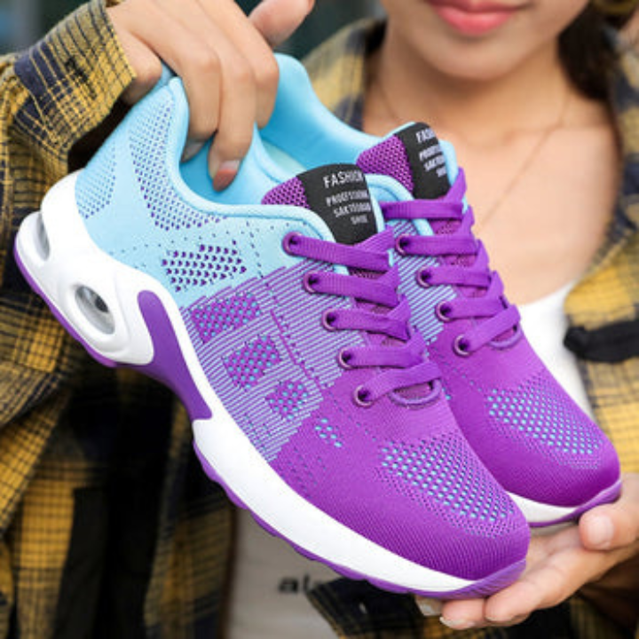 Callie | Women's Breathable Air-Cushion Knit Trainers
