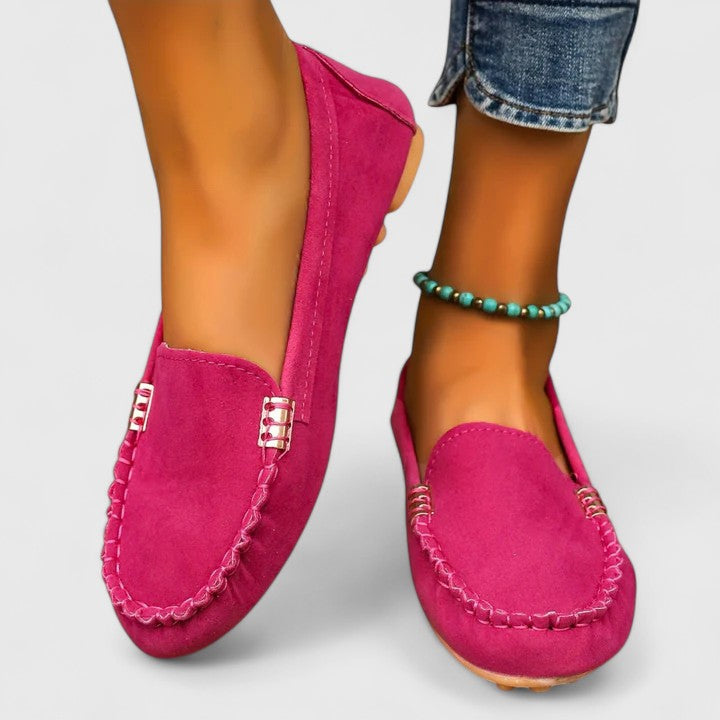 Callum | Women's Suede Slip-On Casual Loafers