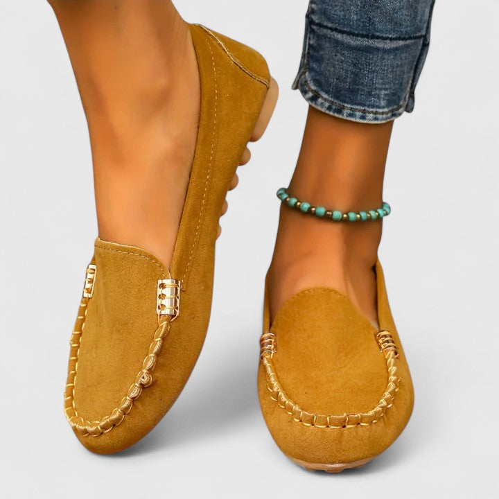 Callum | Women's Suede Slip-On Casual Loafers