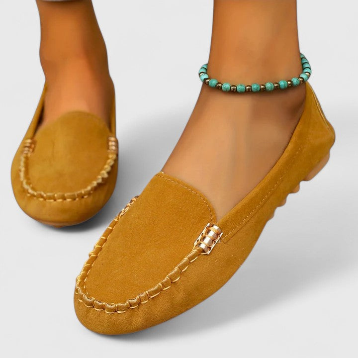 Callum | Women's Suede Slip-On Casual Loafers