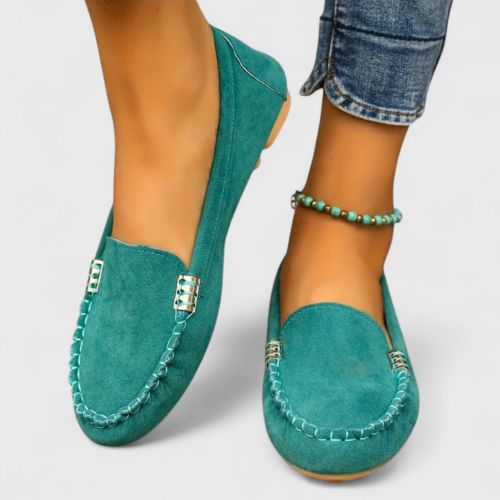 Callum | Women's Suede Slip-On Casual Loafers