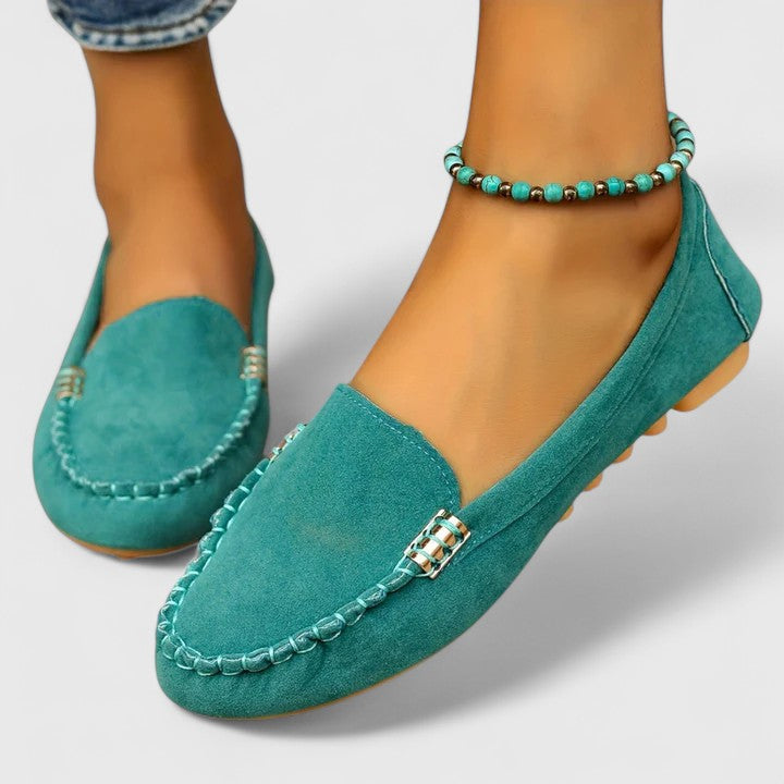 Callum | Women's Suede Slip-On Casual Loafers
