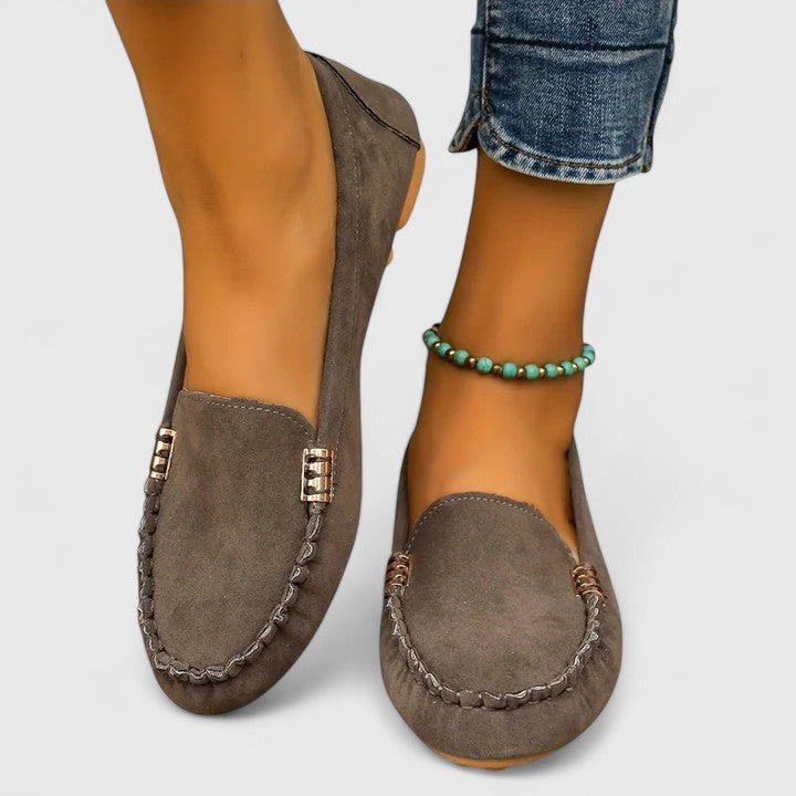 Callum | Women's Suede Slip-On Casual Loafers