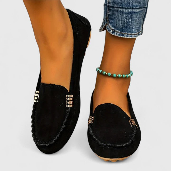 Callum | Women's Suede Slip-On Casual Loafers