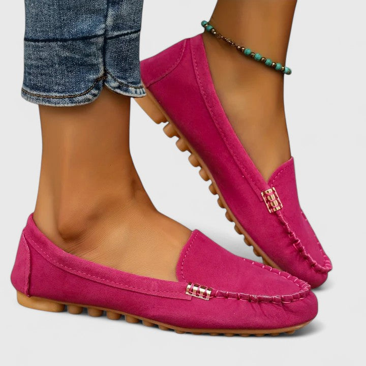 Callum | Women's Suede Slip-On Casual Loafers