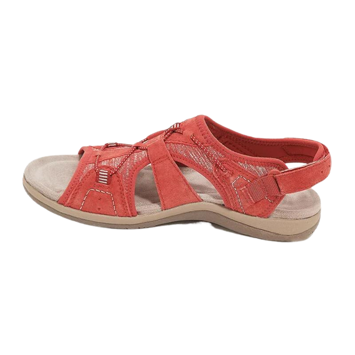 Dara | Women's Orthopaedic Adjustable Multi-Strap Flat Sandals