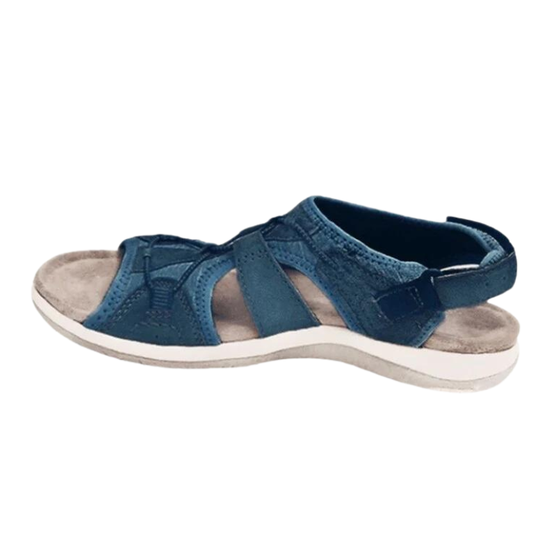 Dara | Women's Orthopaedic Adjustable Multi-Strap Flat Sandals