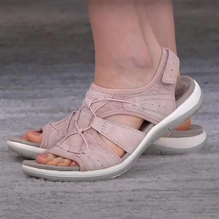 Dara | Women's Orthopaedic Adjustable Multi-Strap Flat Sandals