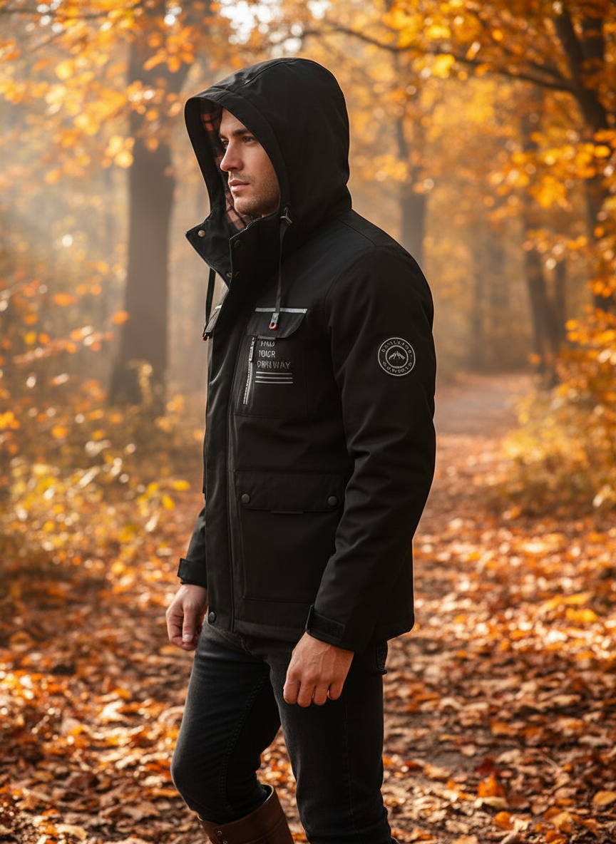 Dylan | Waterdichte softshell herenjas met functionele details