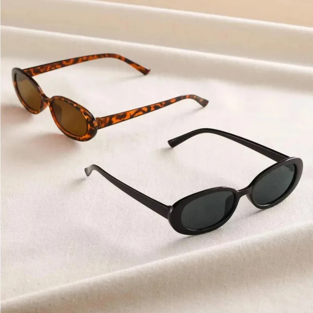 Fernanda | Women's UV-Protection Retro Oval Sunglasses