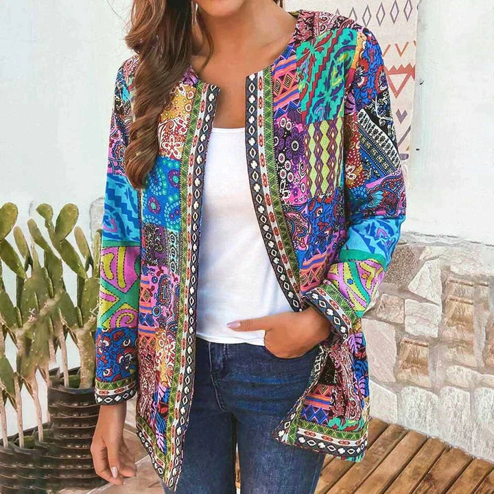 Floral Velvet Cardigan | Elegant Lightweight Layer