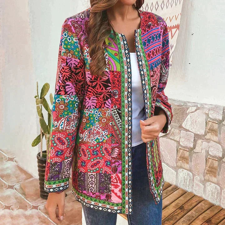 Floral Velvet Cardigan | Elegant Lightweight Layer