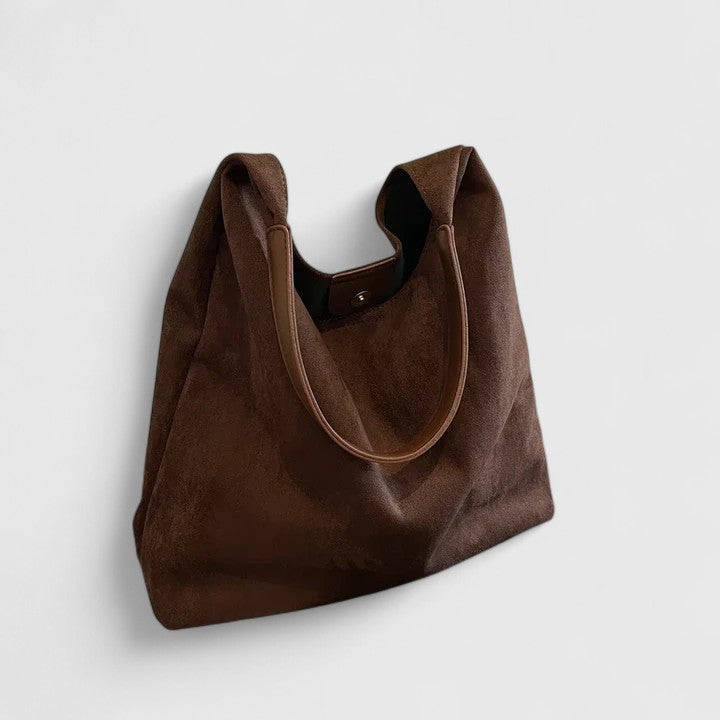 Harlow | Women's Suede Oversized Shoulder Hobo Bag