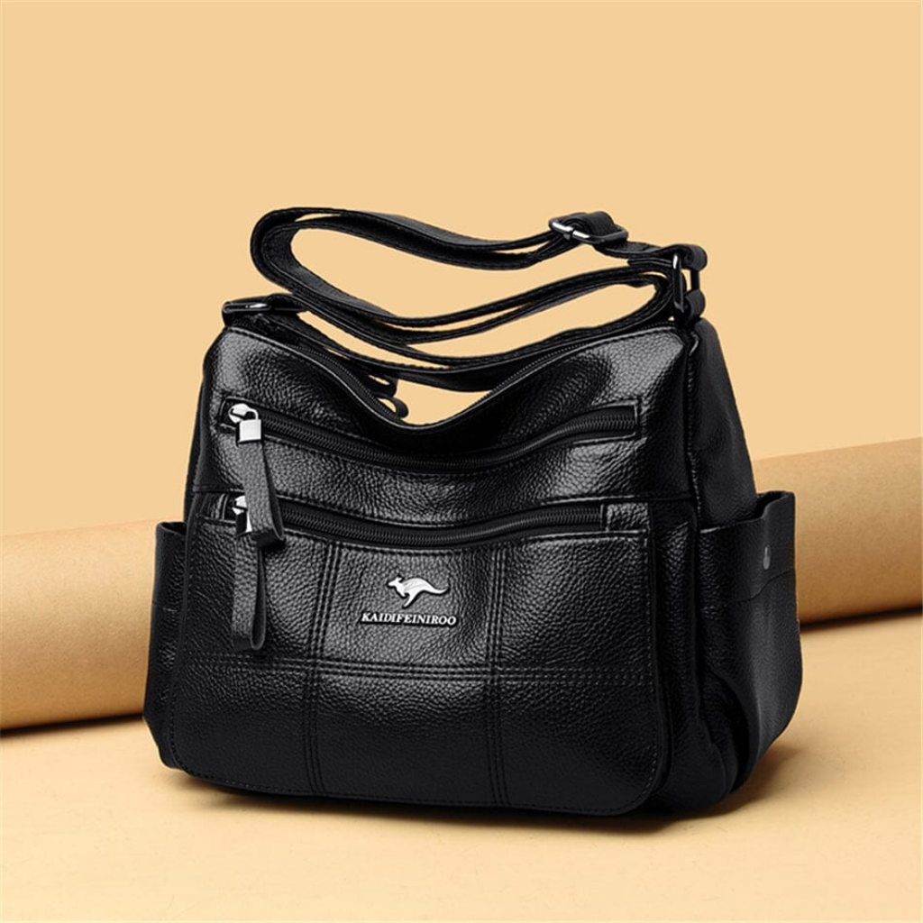 Inara | Women's Vegan Leather Multi-Pocket Hobo Crossbody Bag