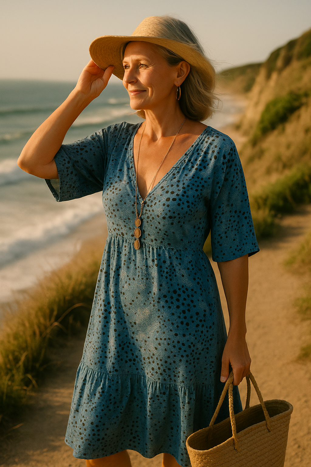 Lowana | Elegant Midi Dress