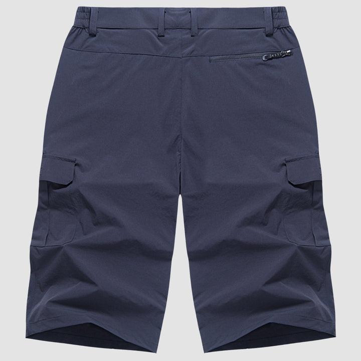 Men's Quick-Dry Cargo Shorts with Stretch and Multiple Pockets