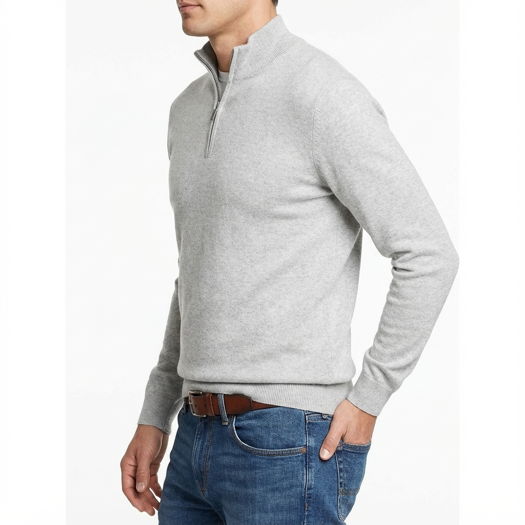 Noah | Luxe Half-Zip Herentrui