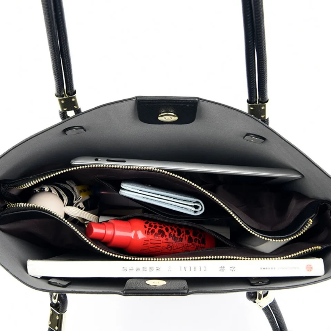 Remi | Women's Leather Minimalist Tote Bag Elegant