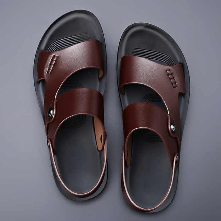 Seren | Women's Leather Open-Toe Slingback Sandals
