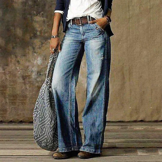 Sienna | Women's Denim High-Waist Extra Wide Leg Jeans