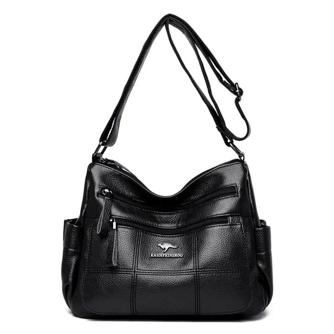Sienna | Women's Leather Multi-Pocket Crossbody Shoulder Bag
