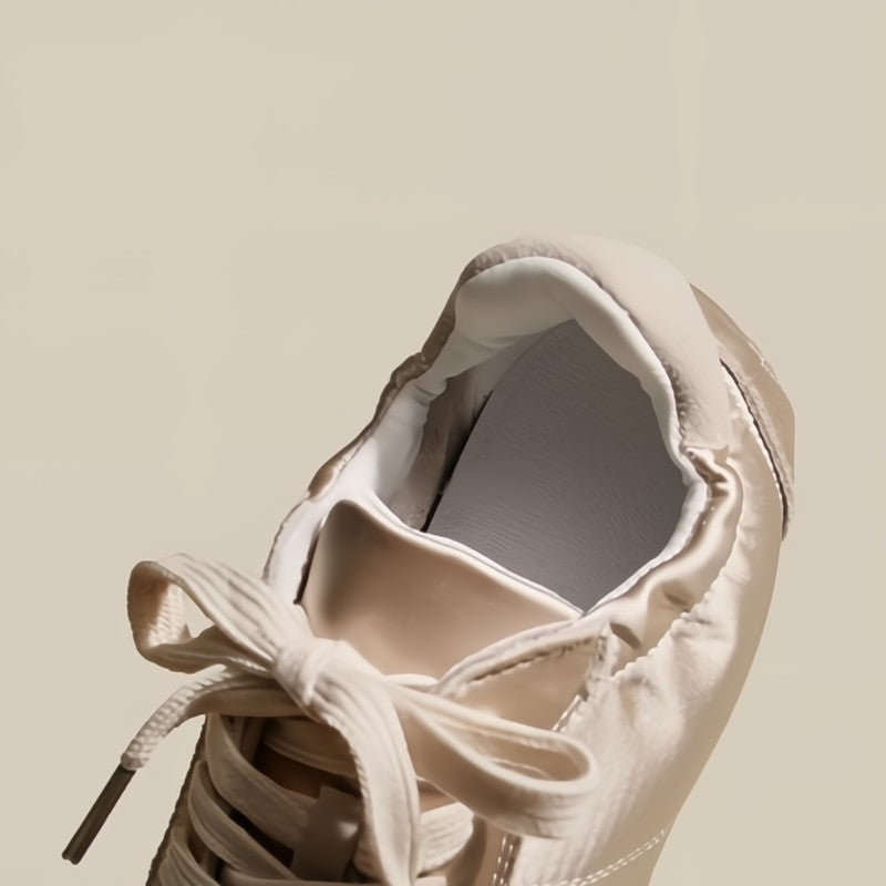 Sienna | Women's Satin Floral Lace-Up Sneakers