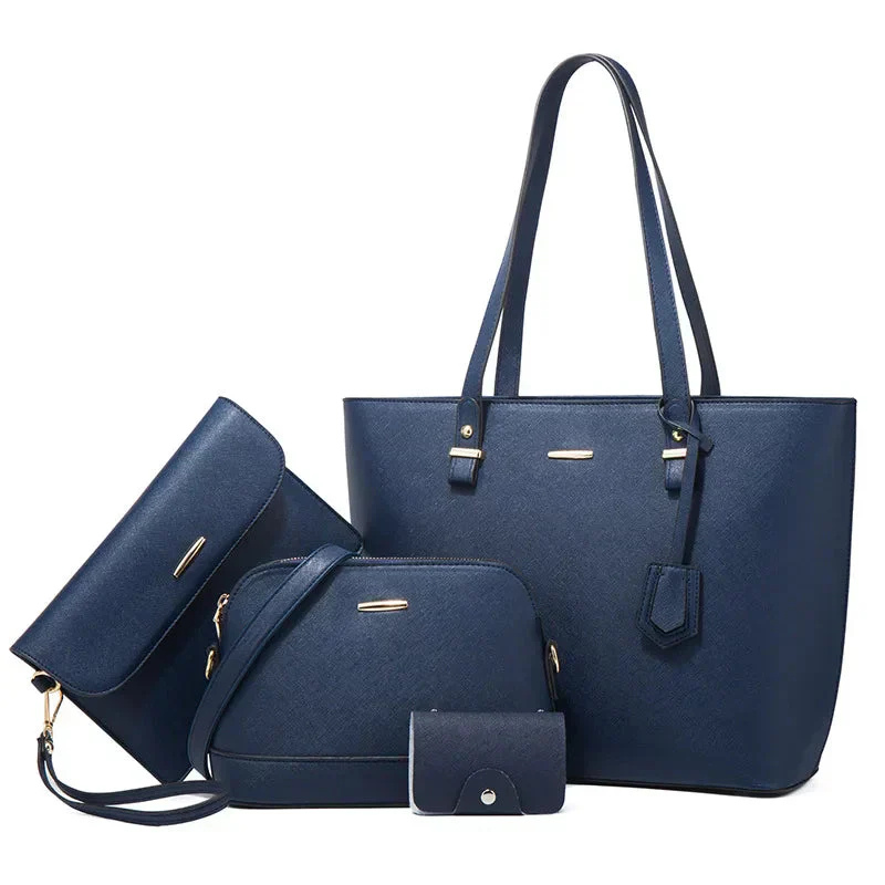Sienna | Women's Vegan Leather Tote Bag 3-Piece Set