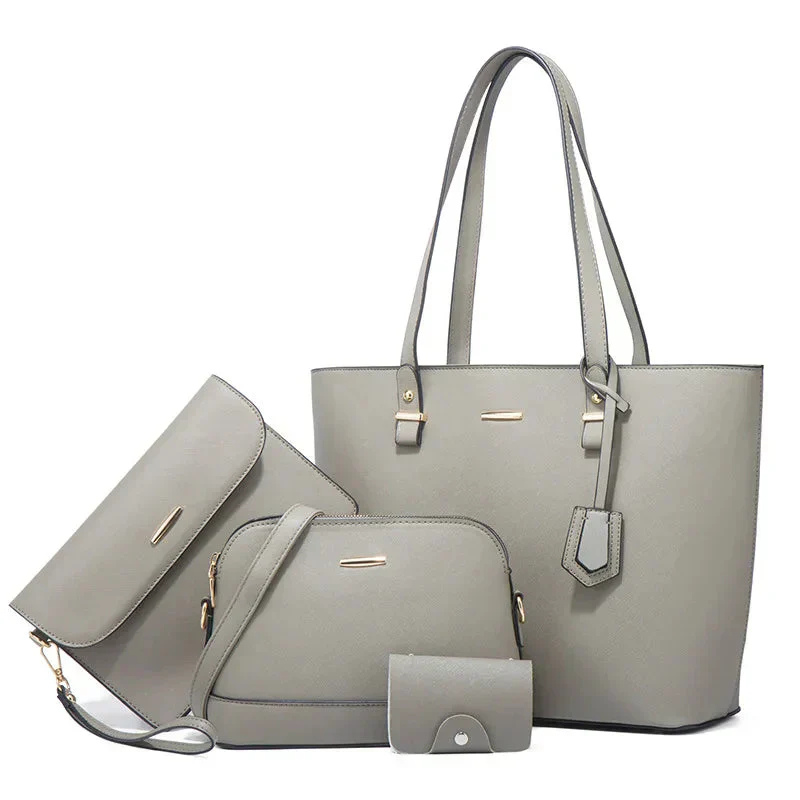 Sienna | Women's Vegan Leather Tote Bag 3-Piece Set