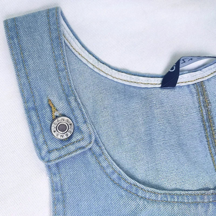 Willa | Women's Blue Denim Sleeveless Pocket Mini Dress