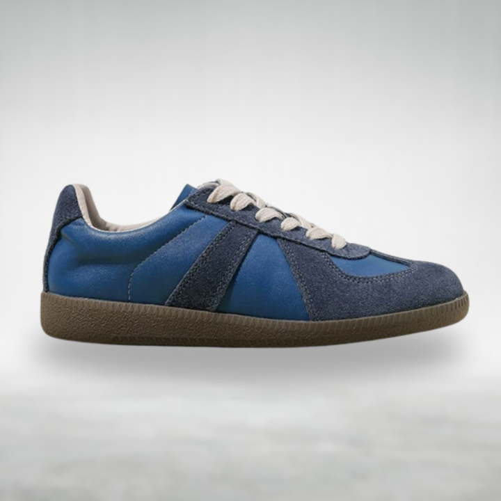Wren | Women's Suede Retro Lace-Up Gum-Sole Trainers
