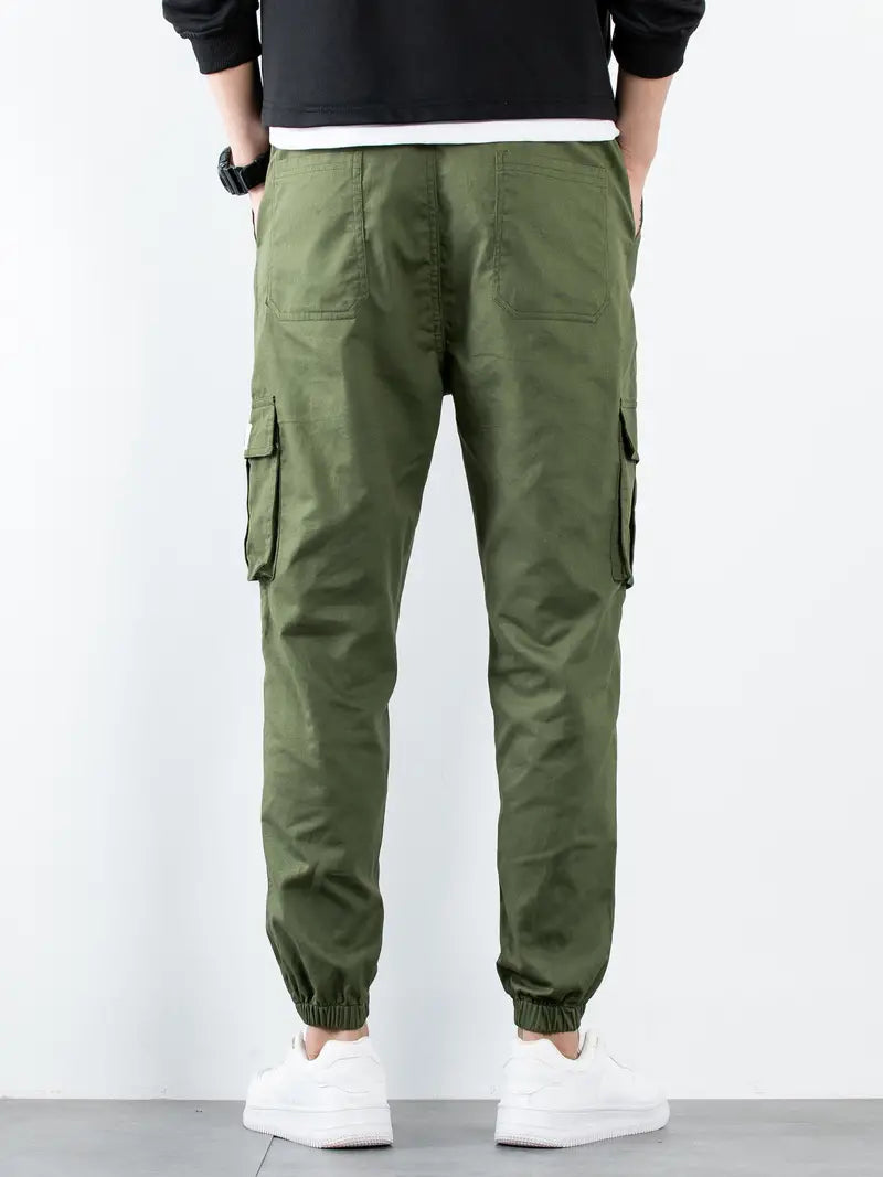 Men's Cargo Joggers | Adjustable Fit with Utility Pockets