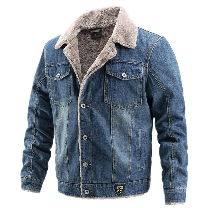 Men's Denim Jacket | Warm Lined Classic Fit